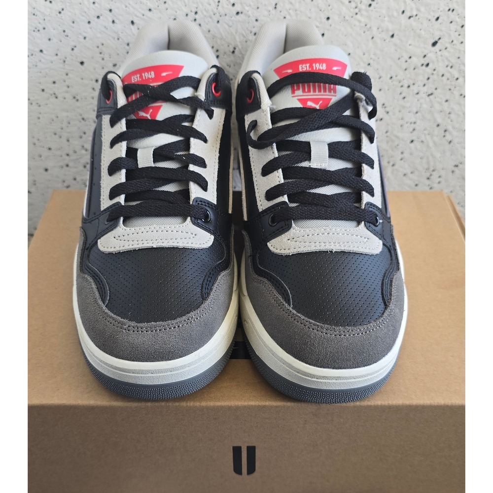 Puma Rebound LayUp Lo Mens Sneakers Black Grey Red 400214-03 Low Top Shoes 12